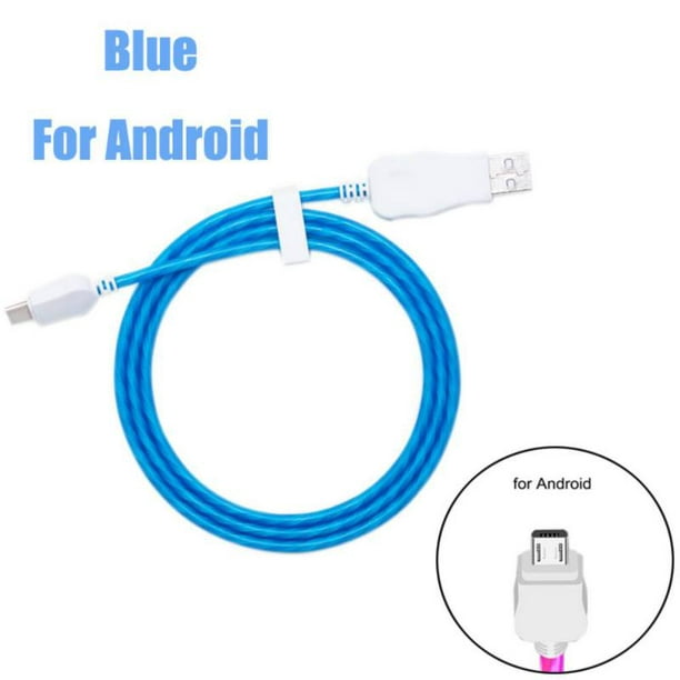 3 in 1 Nylon Chager Phone Cable 3.3 Feet with Led Micro USB Cable Type C Cable Fast Charging ZRSE Magnetic Charging Cable 2Pack Gray 